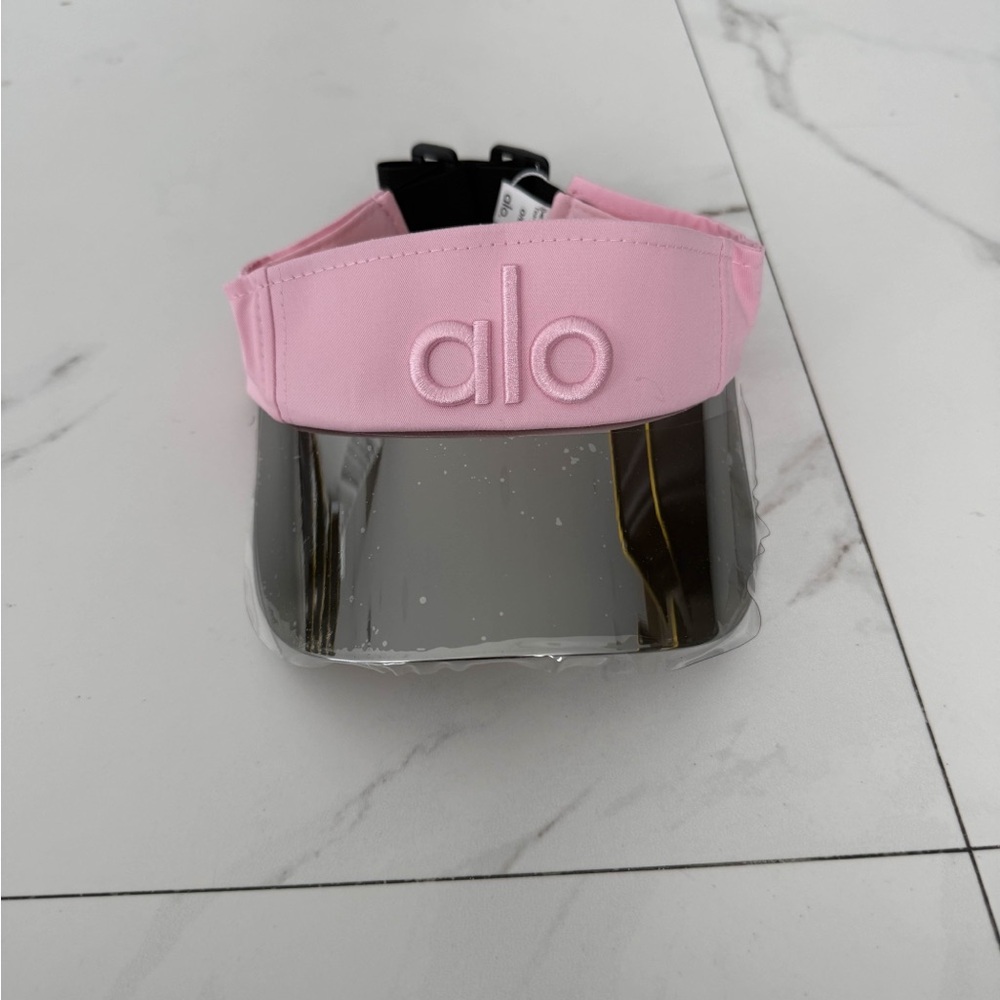 ALO Yoga Pink Visor with Tinted Shield
